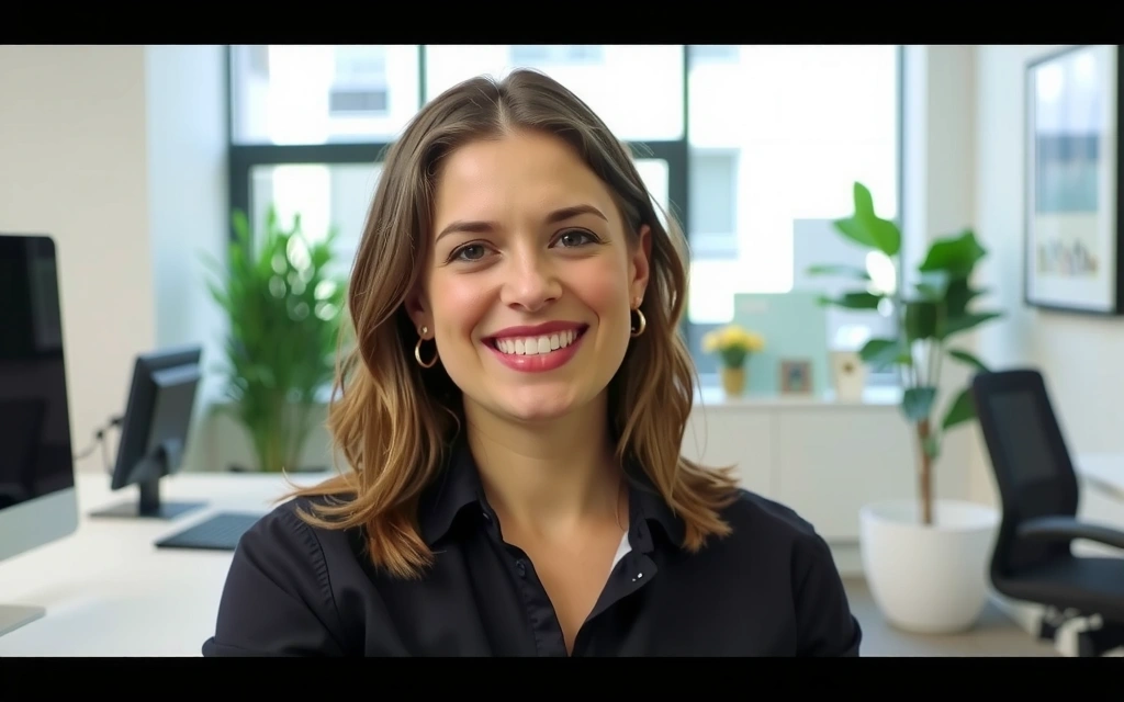 Professional nutritionist conducting an online video call with a client